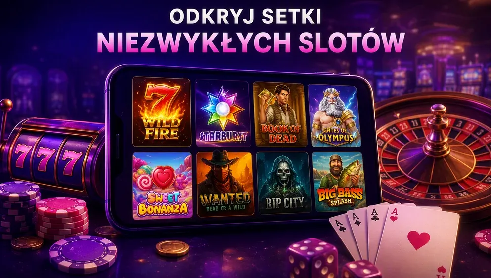 Siatka ikon slotów na ekranie